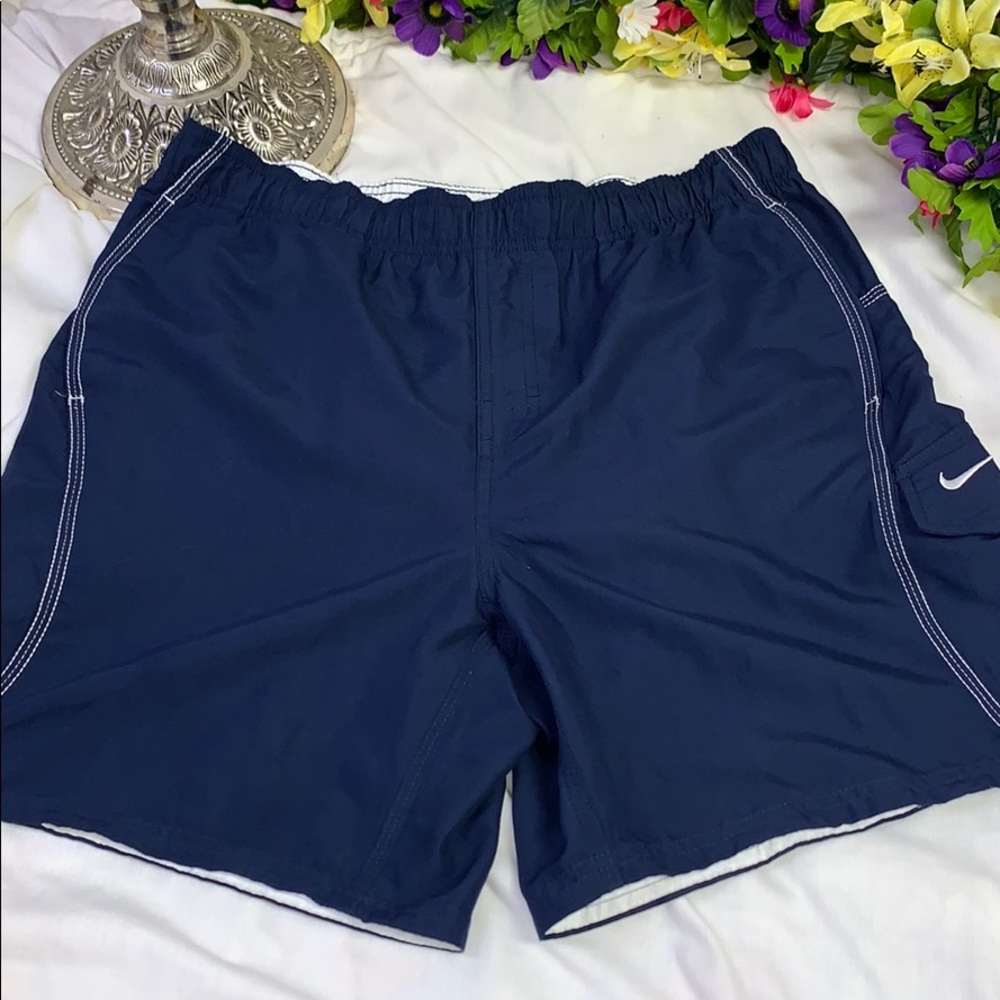Nike Navy Blue Trunks